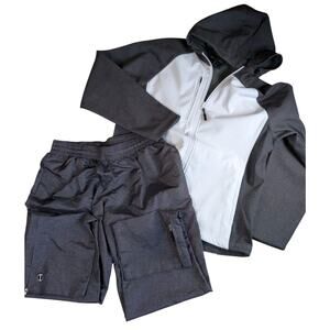 Women’s Softshell Jacket Pants Set Holloway Raider Black Size Large / Medium